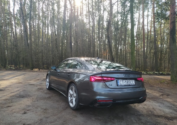 Audi A5 cena 179078 przebieg: 9800, rok produkcji 2023 z Toruń małe 326